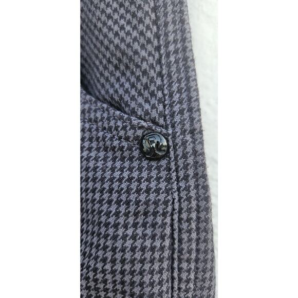 Lululemon Shorts Mens Size 34 Gray Black Kahuna Houndstooth Chino 10 Inch Inseam - Picture 3 of 14